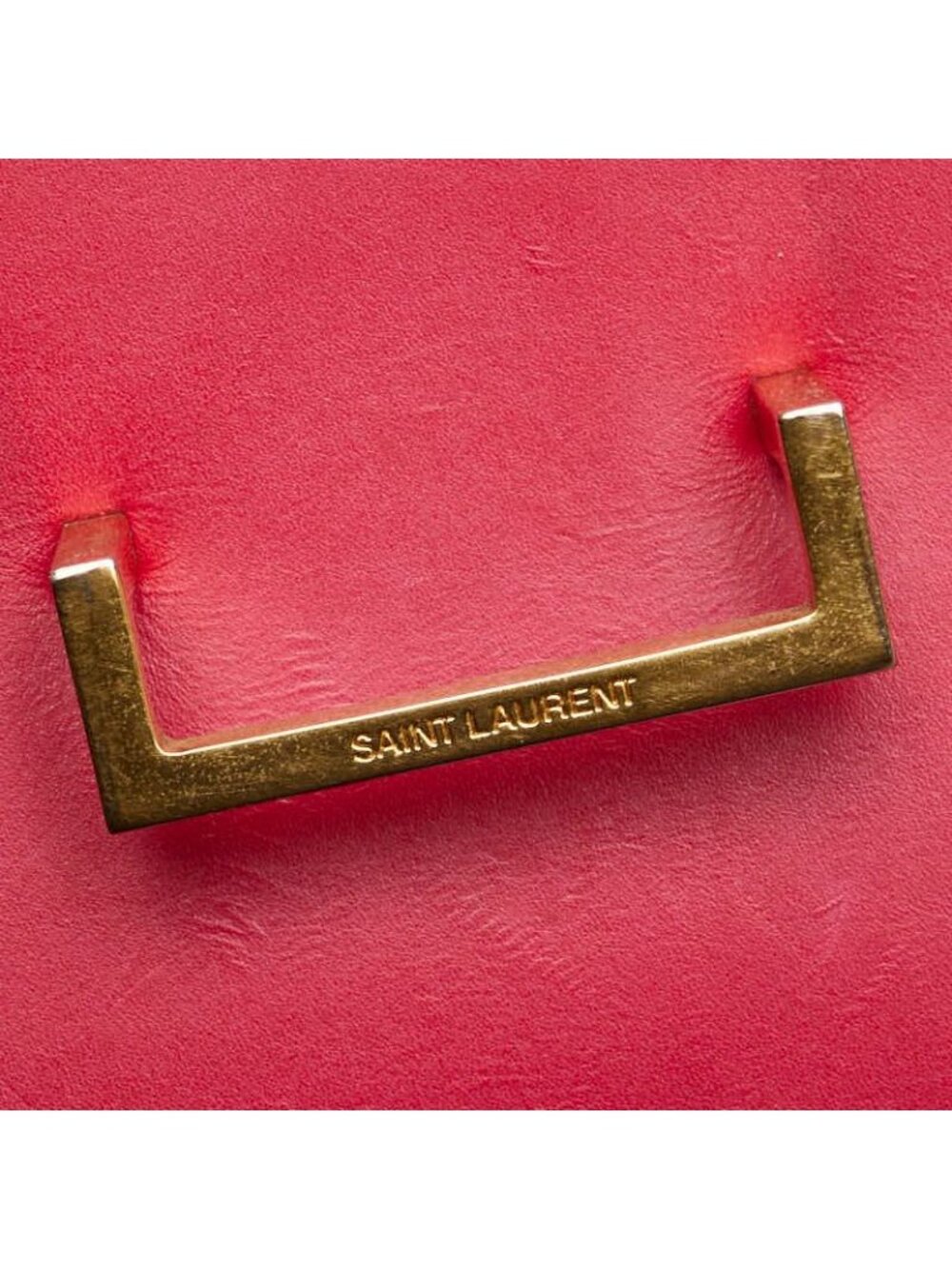 Saint Laurent Classic Lou Crossbody Shoulder Bag Pink Leather - Picture 5 of 8